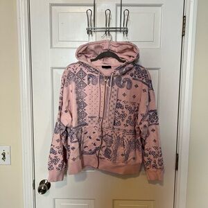 J.Crew bandana printed hoodie